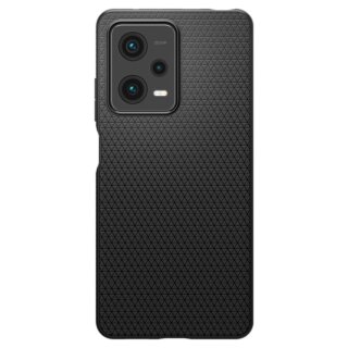Spigen Liquid Air Xiaomi Redmi Note 12 Pro 5G / Poco X5 Pro 5G szilikon hátlap tok - fekete